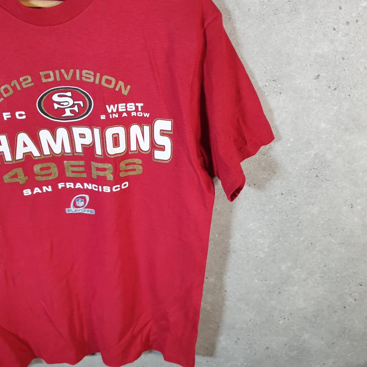 Vintage NFL 2013 San Francisco 49ers T Shirt Men’s Medium Red Logo Athletic
