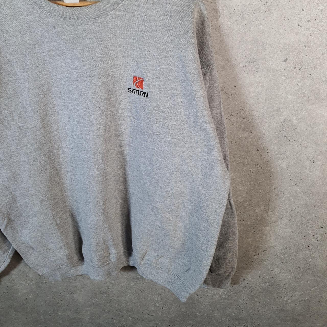 Vintage Lee Heavyweight Sweatshirt Men’s Large Grey USA Pullover Saturn Pullover