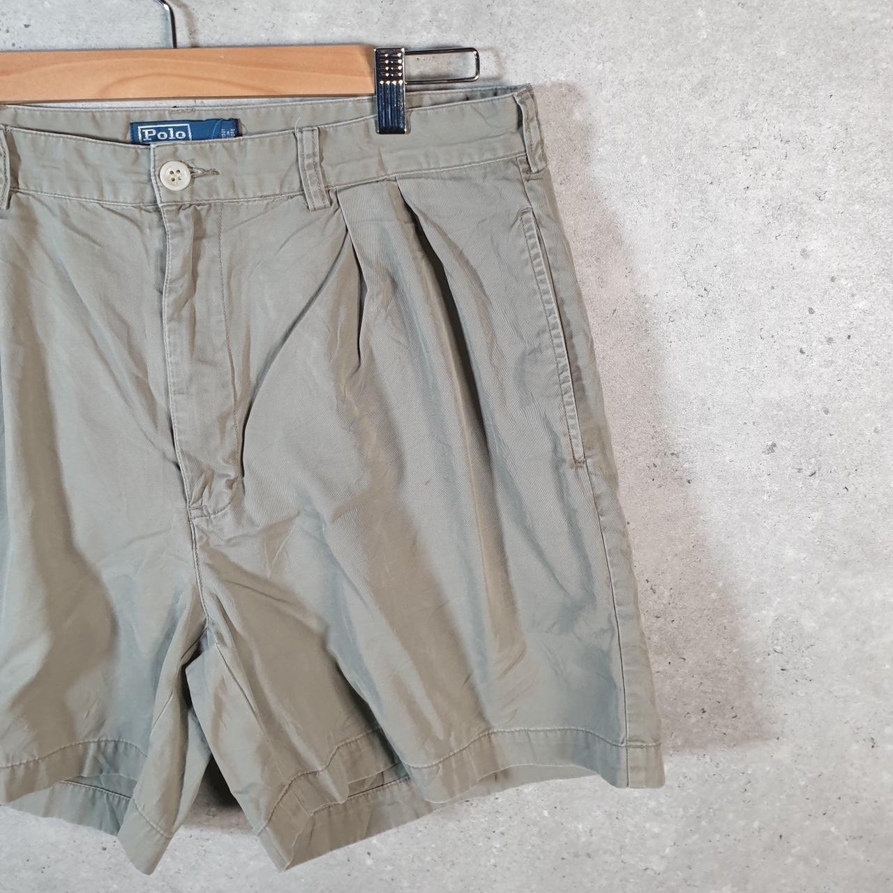 Vintage Ralph Lauren Polo Shorts Jorts Chino Cargo Men’s W36 Brown Baggy Cotton