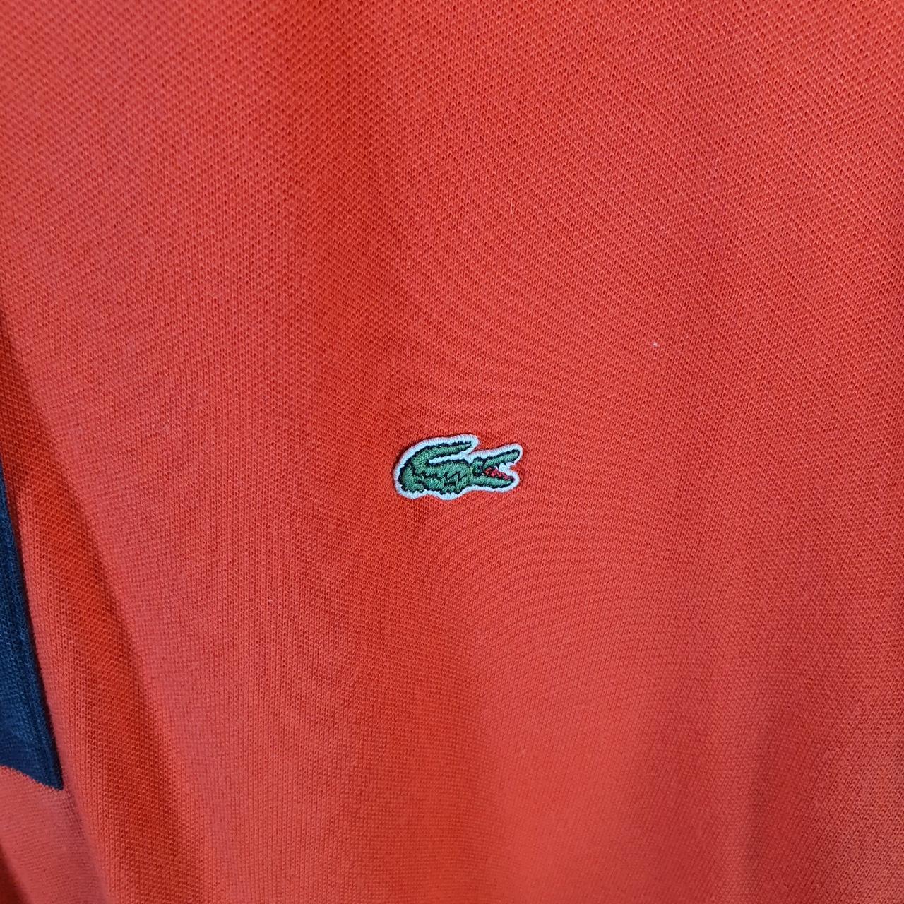 Vintage Lacoste Polo Shirt Men’s Small Red Classic Fit Embroidered Logo
