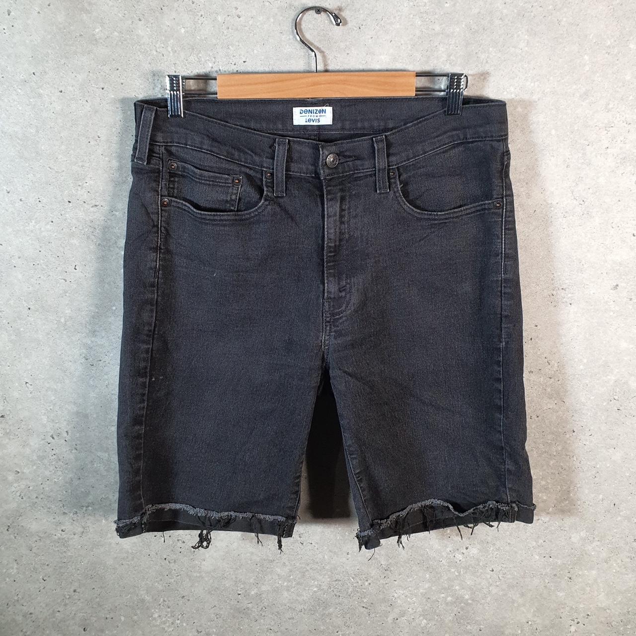 Vintage Levi’s Distressed Baggy Shorts Jorts Cargo Men’s W34 Grey Relaxed Denim A4519