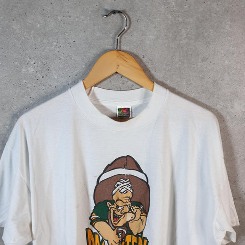 Vintage Best Fruit of the Loom Packerstein USA Single Stitch T Shirt Men’s XL White 2