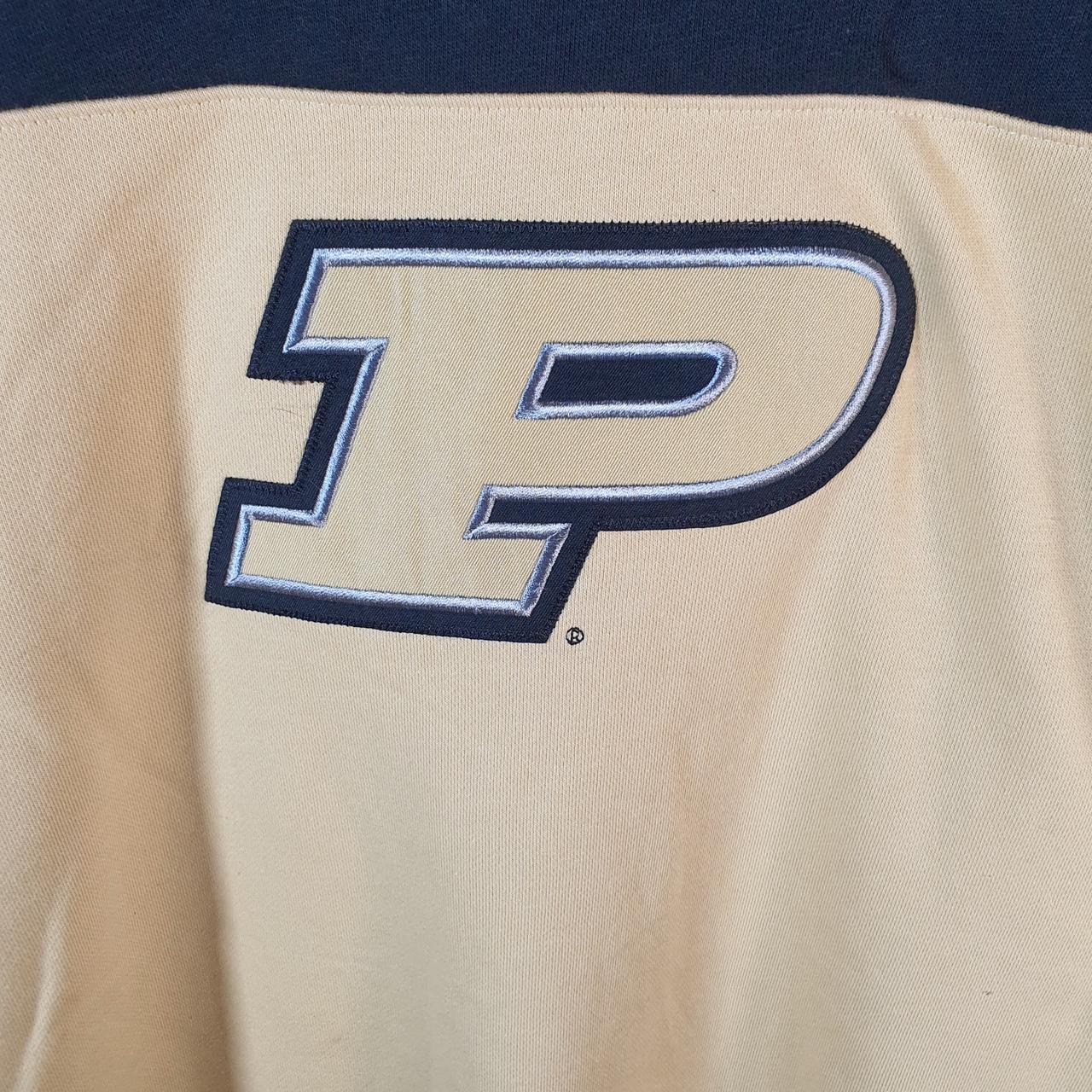 Vintage Champion Purdue Boilermakers Sweatshirt Mens Medium Black USA Embroidered
