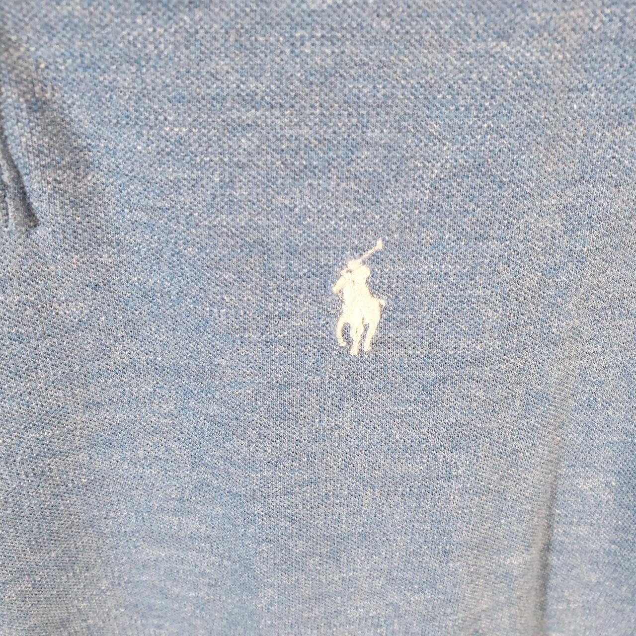 Vintage Ralph Lauren Polo Shirt Men’s Small Blue Custom Fit Embroidered Pony