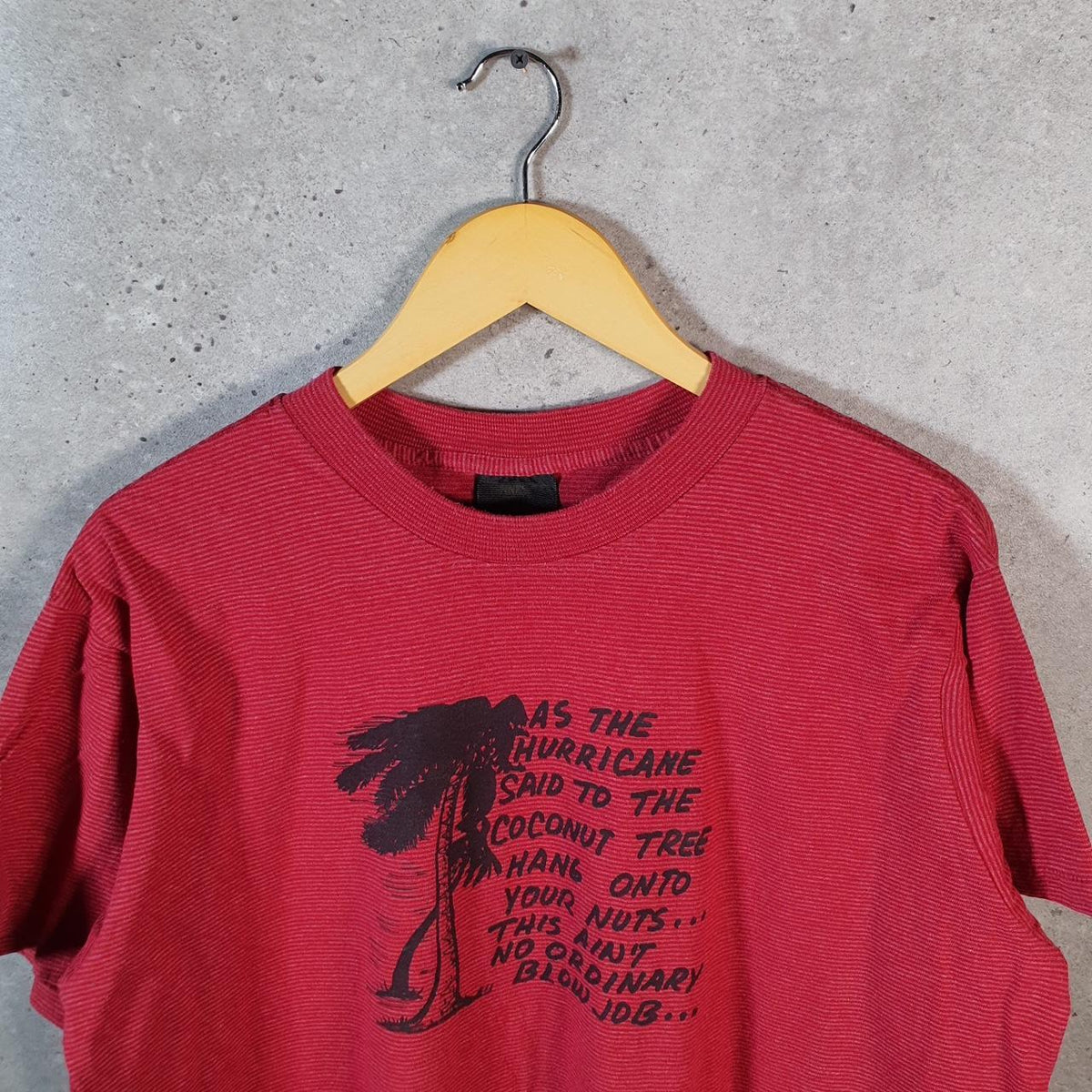 Vintage Tennessee River Innuendo Rude 90s USA Single Stitch T Shirt Men’s Medium Red