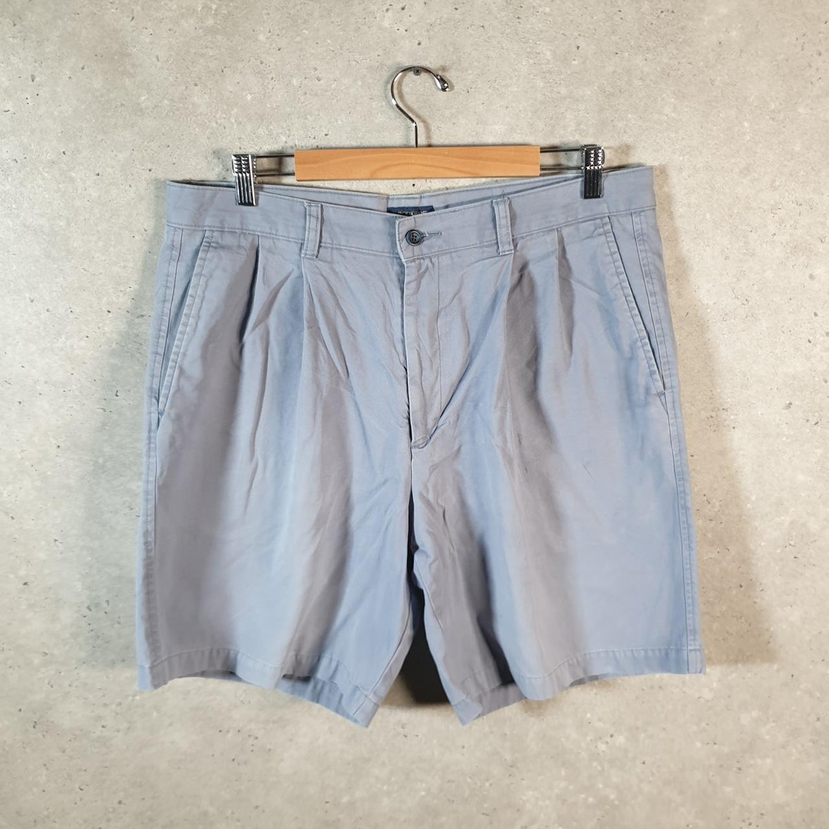 Vintage Dockers Chino Shorts Jorts Cargo Men’s W36 Grey Baggy Cotton A4287