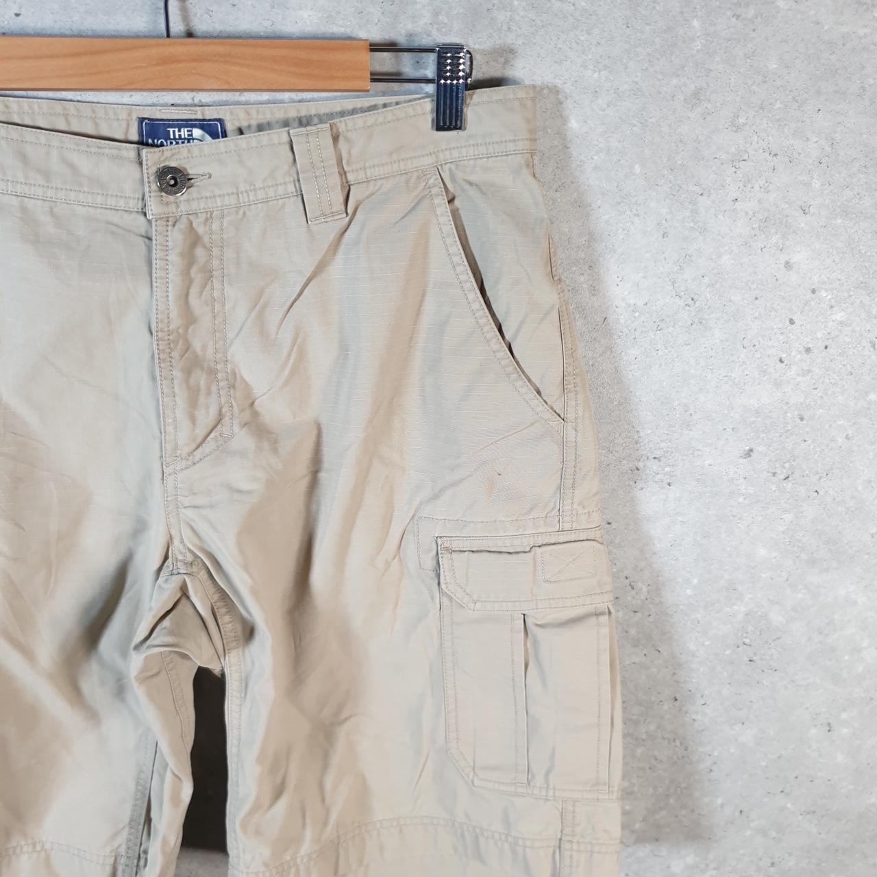 Vintage The North Face TNF Shorts Jorts Chino Cargo Men’s W36 Brown Baggy Cotton