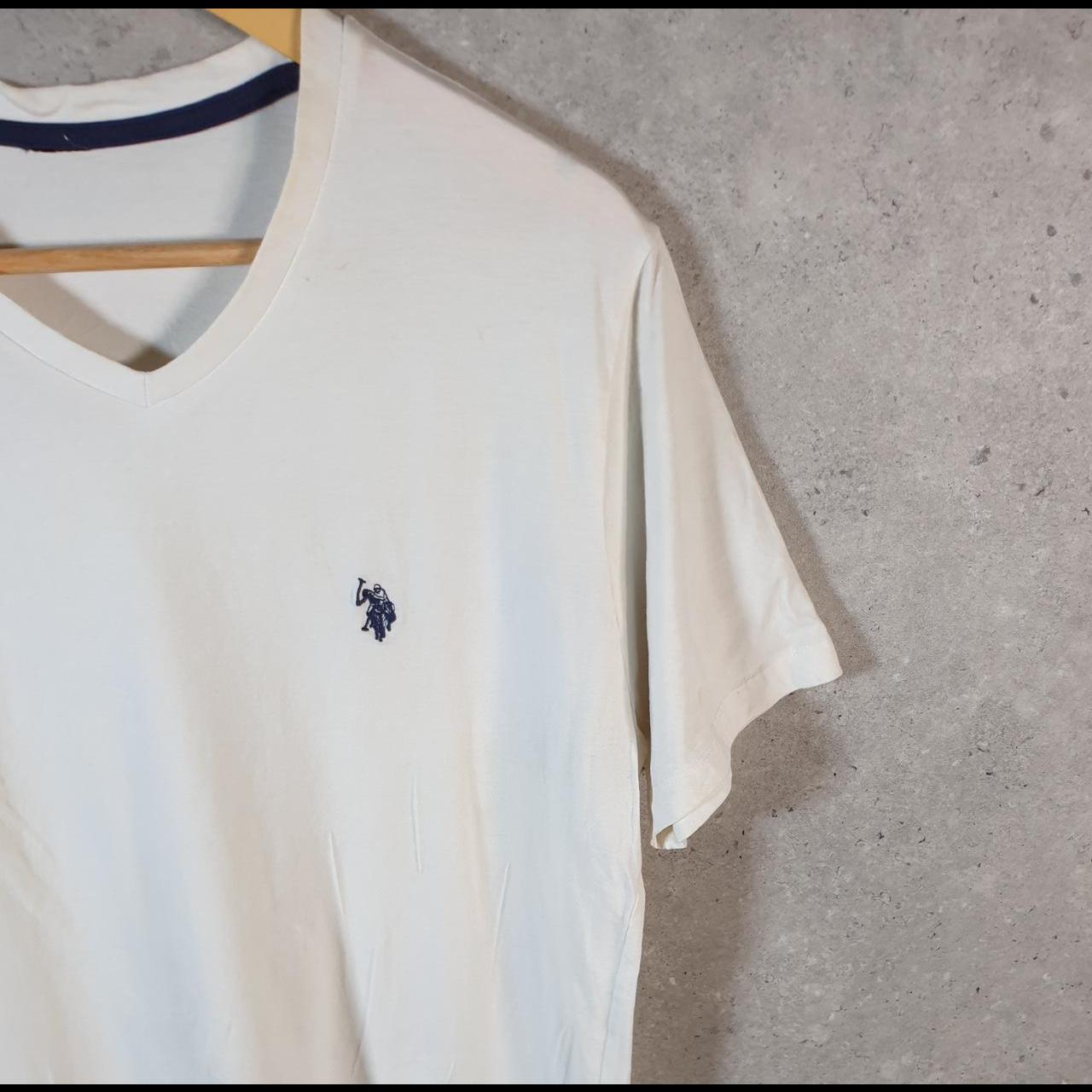 Vintage Ralph Lauren Polo Sport T Shirt Men’s Medium White Classic Fit Embroidered Pony
