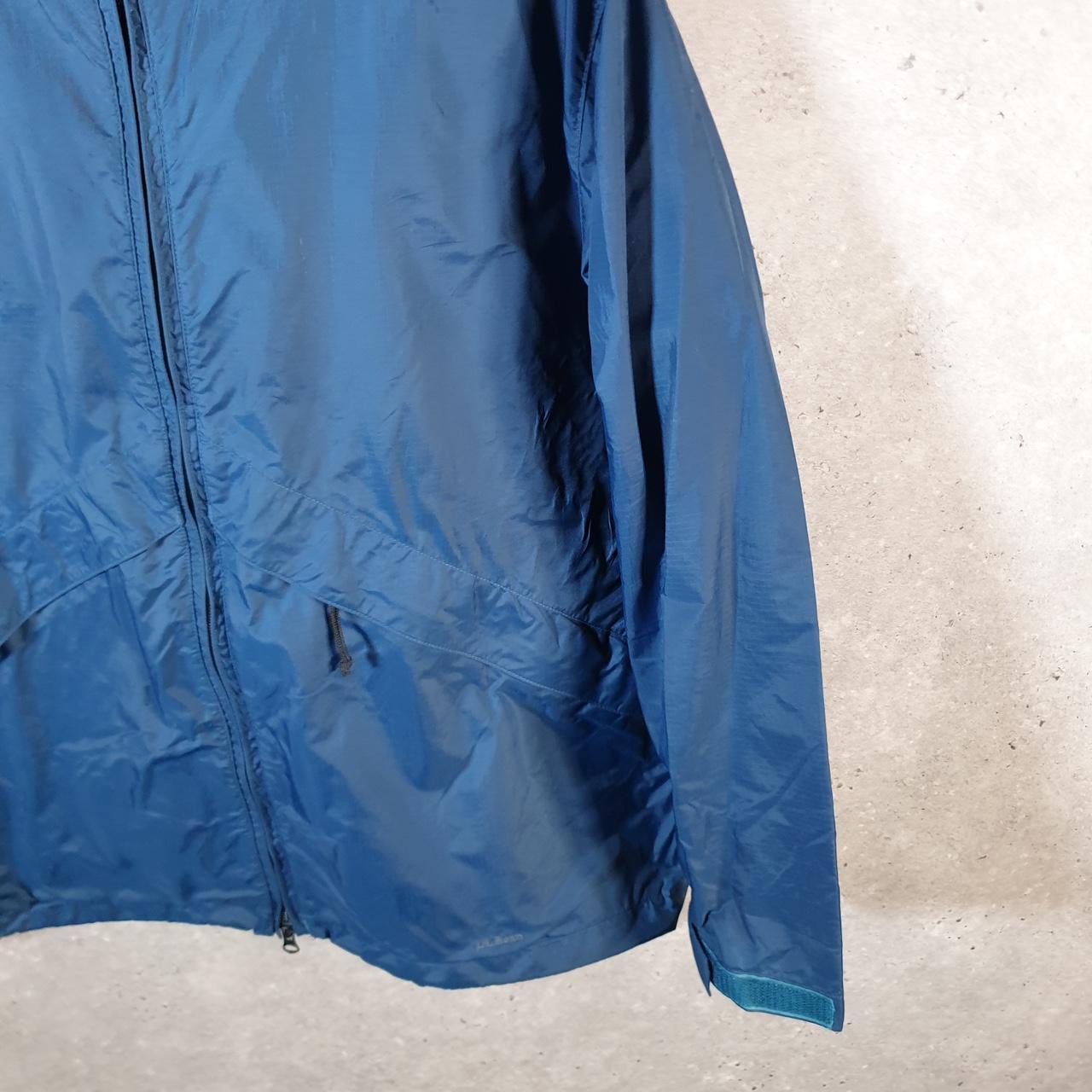 Vintage L.L. Bean Outdoors Nylon Jacket Womens Medium Blue Waterproof
