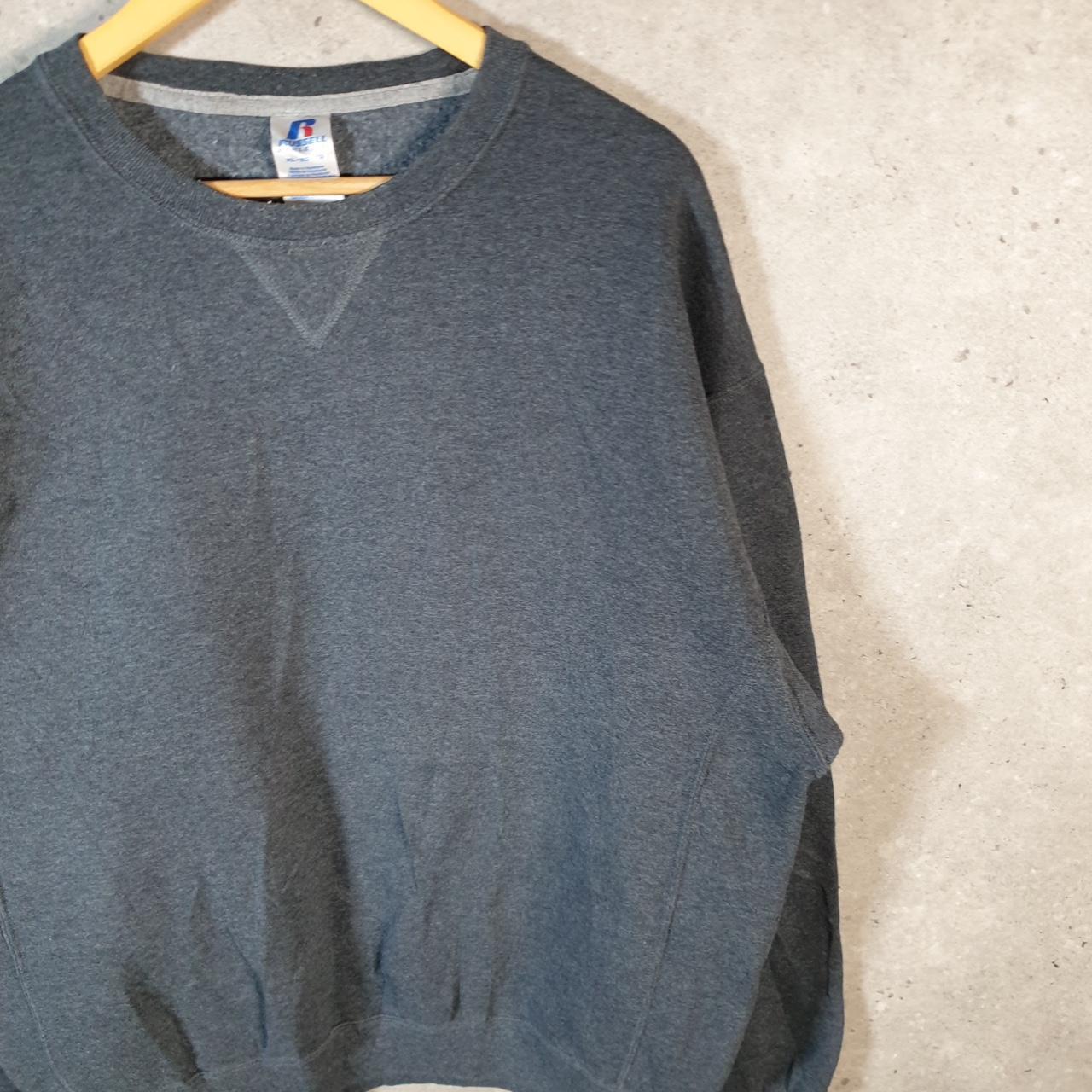 Vintage Russell Athletic Blank Baggy Sweatshirt Men’s XL Grey Pullover