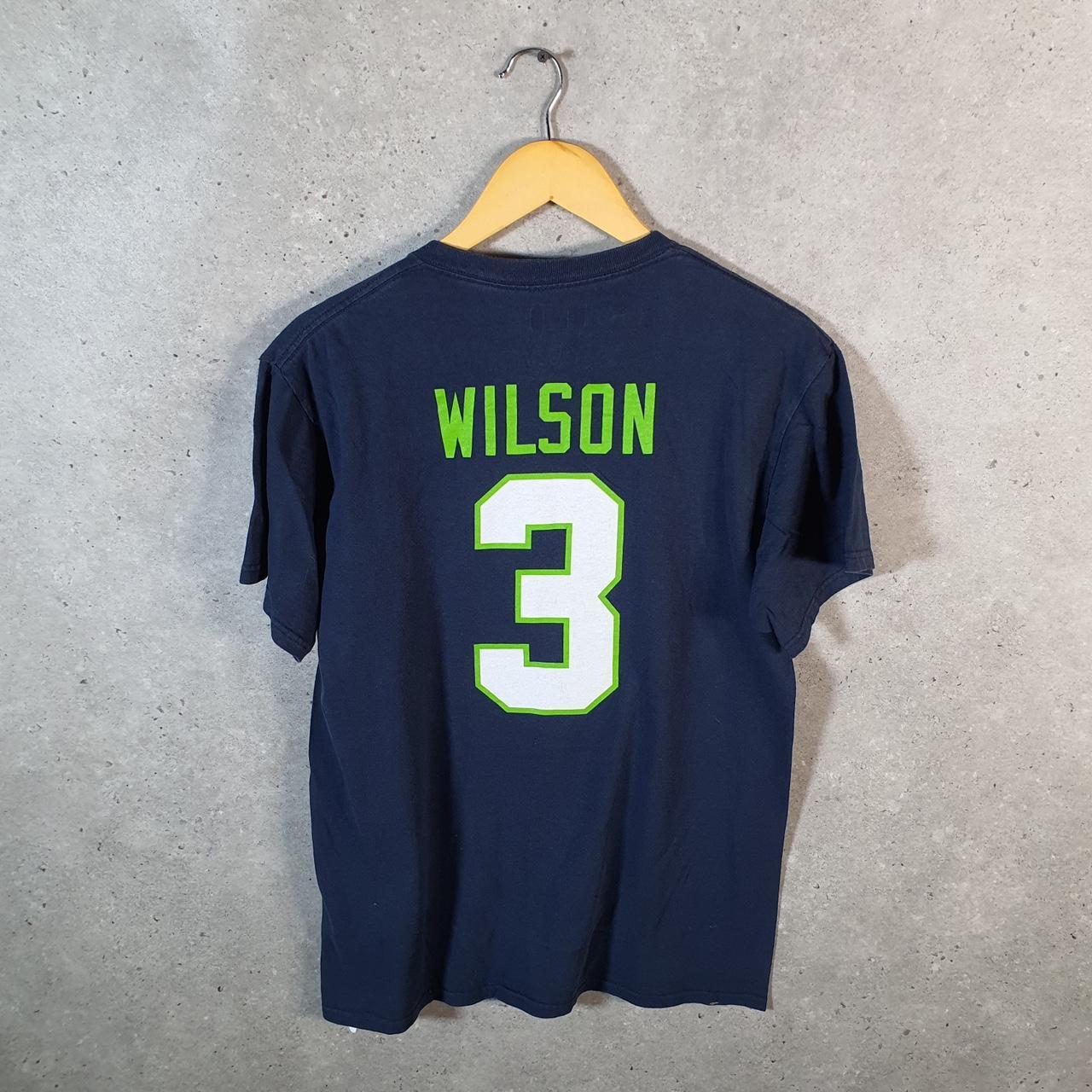 Vintage NFL Seattle Seahawks T Shirt Men’s Medium Navy Blue Logo Athletic