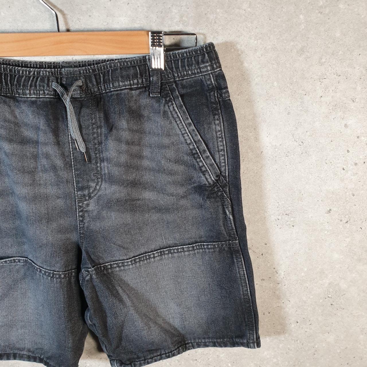 Vintage Wrangler Shorts Jorts Cargo Womens 2XL Grey Relaxed Denim