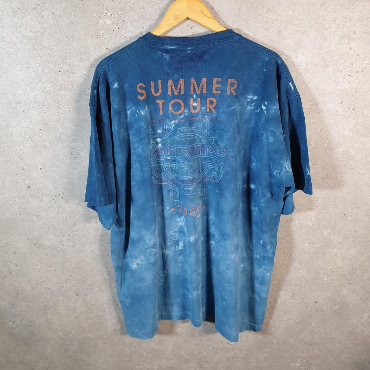 Vintage Liquid Blue David Crosby Graham Nash 2009 USA T Shirt Men’s XL Blue Big Fish Vintage