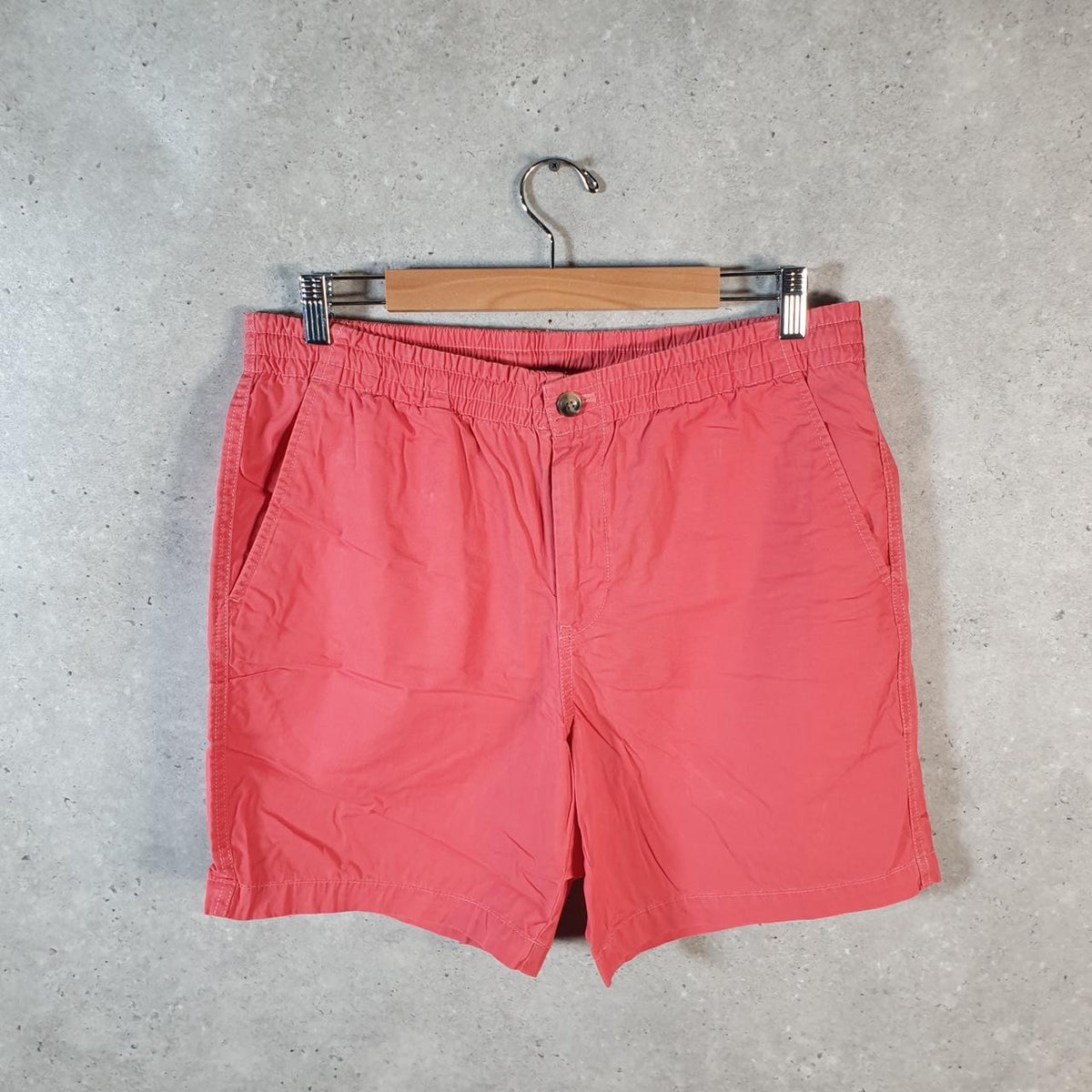 Vintage Chaps Ralph Lauren Polo Shorts Jorts Cargo Men’s Large Pink Baggy Cotton