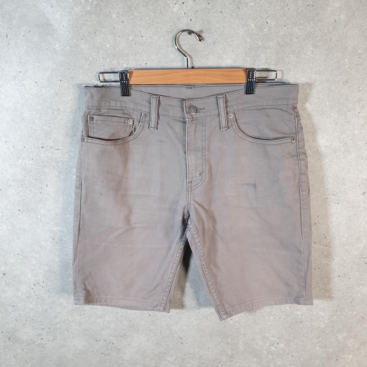 Vintage Levi’s 511 Baggy Shorts Jorts Cargo Mens W32 Grey Relaxed Denim