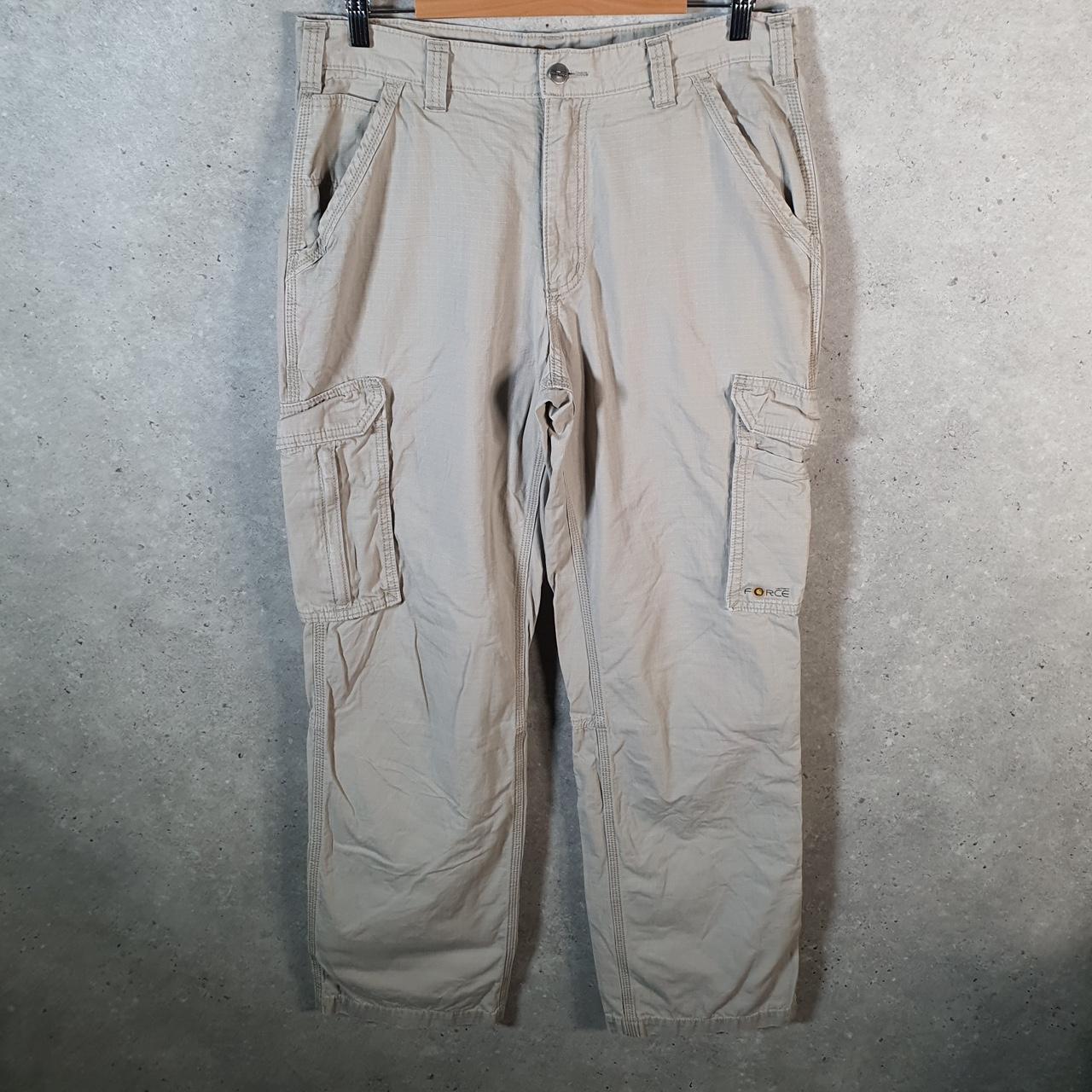 Vintage Carhartt Carpenter Trousers Mens W34 L32 Brown Relaxed Fit Workwear