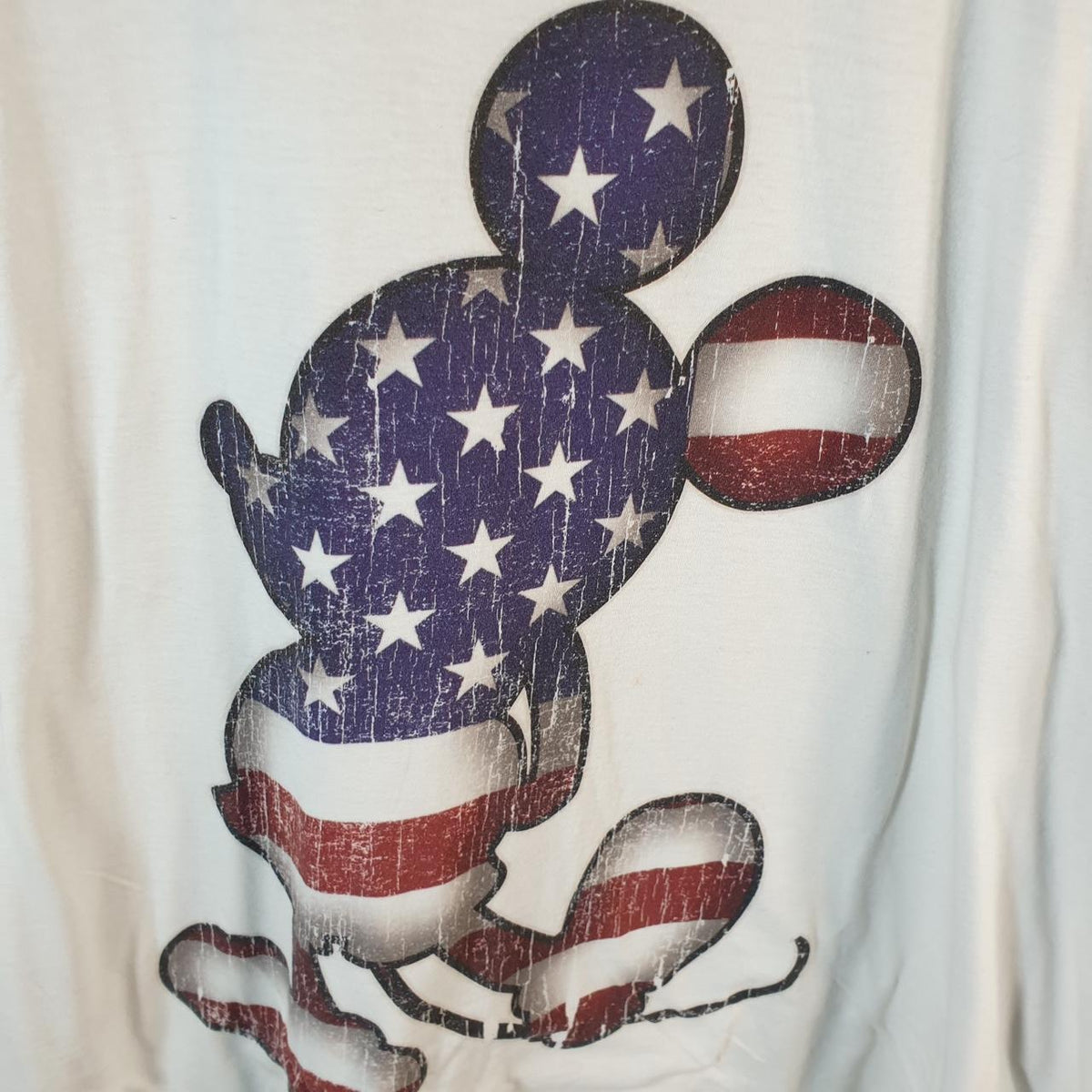 Vintage Port & Company Disney Land Mickey Mouse T Shirt Men’s 2XL White Logo