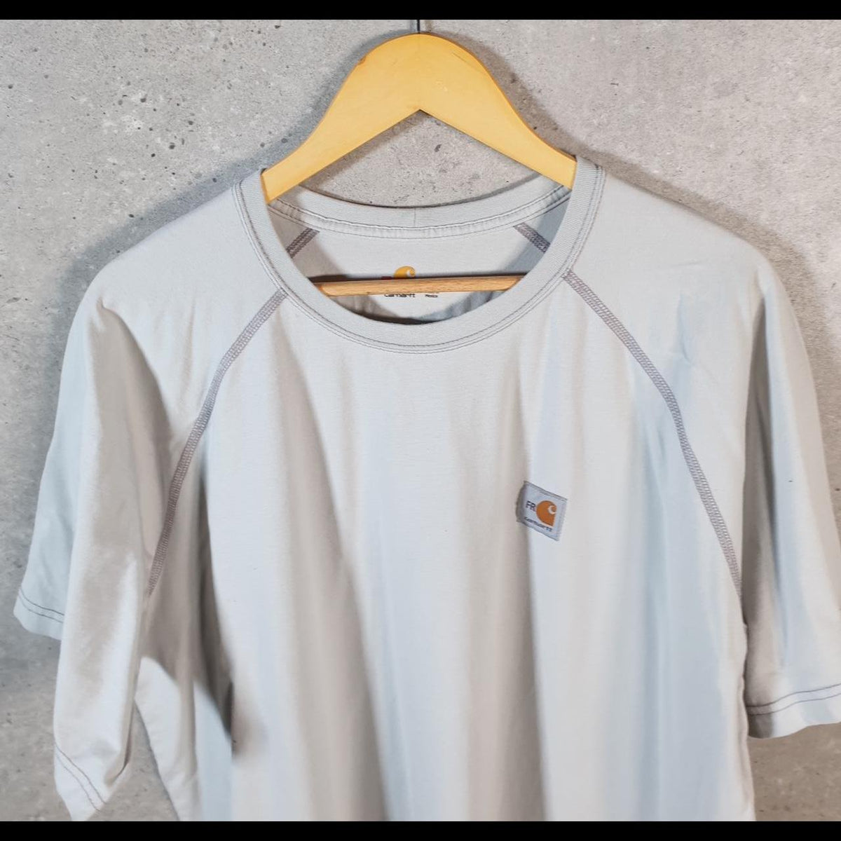 Vintage Carhartt Pocket T Shirt Men’s Large Grey Workwear Chore Utility Relaxed Fit C9292