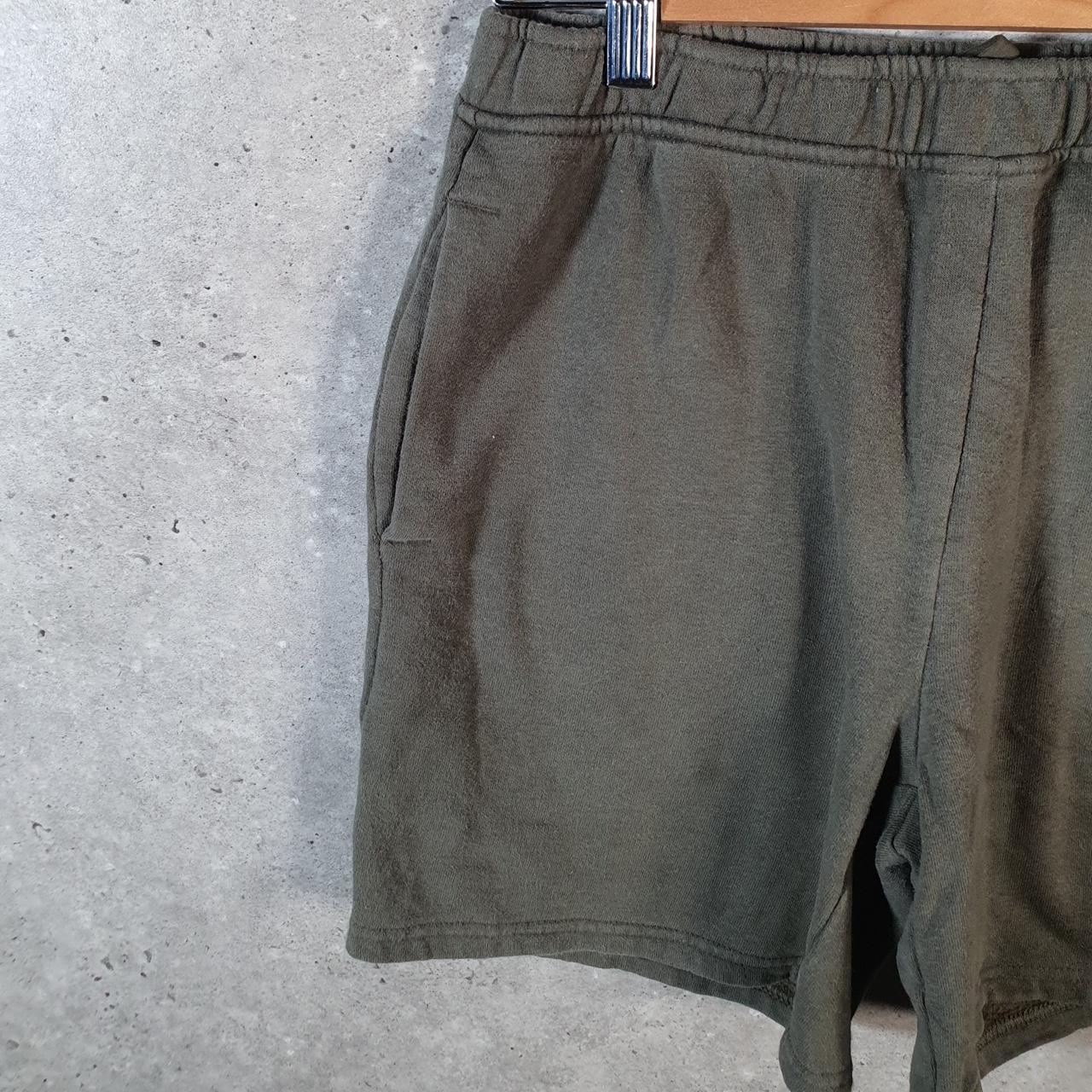 Vintage The North Face TNF Shorts Jorts Chino Cargo Boys XL Khaki Green Baggy Cotton
