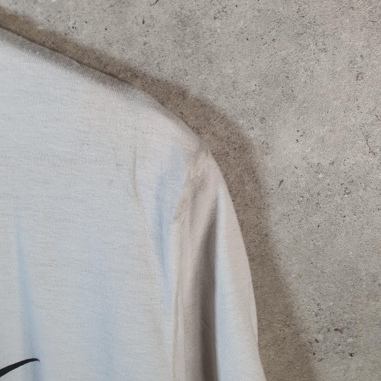 Vintage Nike Spellout T Shirt Men’s Large White Logo Swoosh Athletic