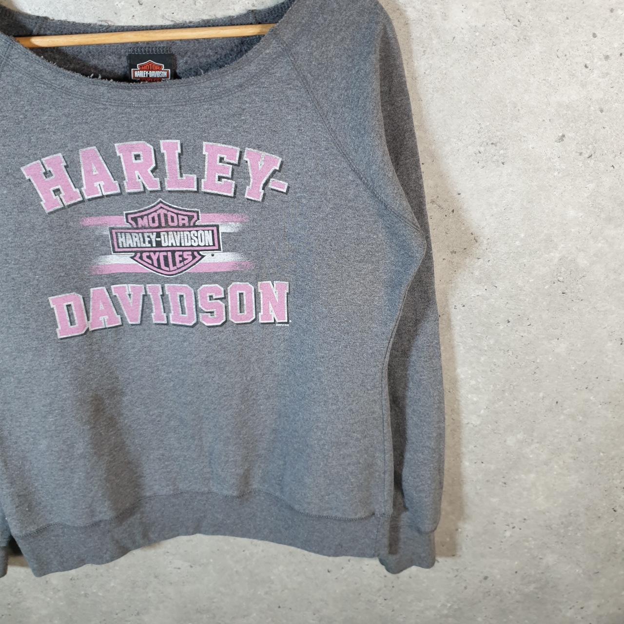Vintage Harley Davidson Laidlaws Baldwin Park 2012 Sweatshirt Womens M Grey
