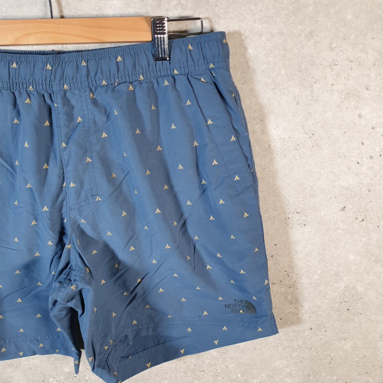 Vintage The North Face TNF Shorts Jorts Chino Cargo Men’s Medium Blue AOP Baggy Cotton
