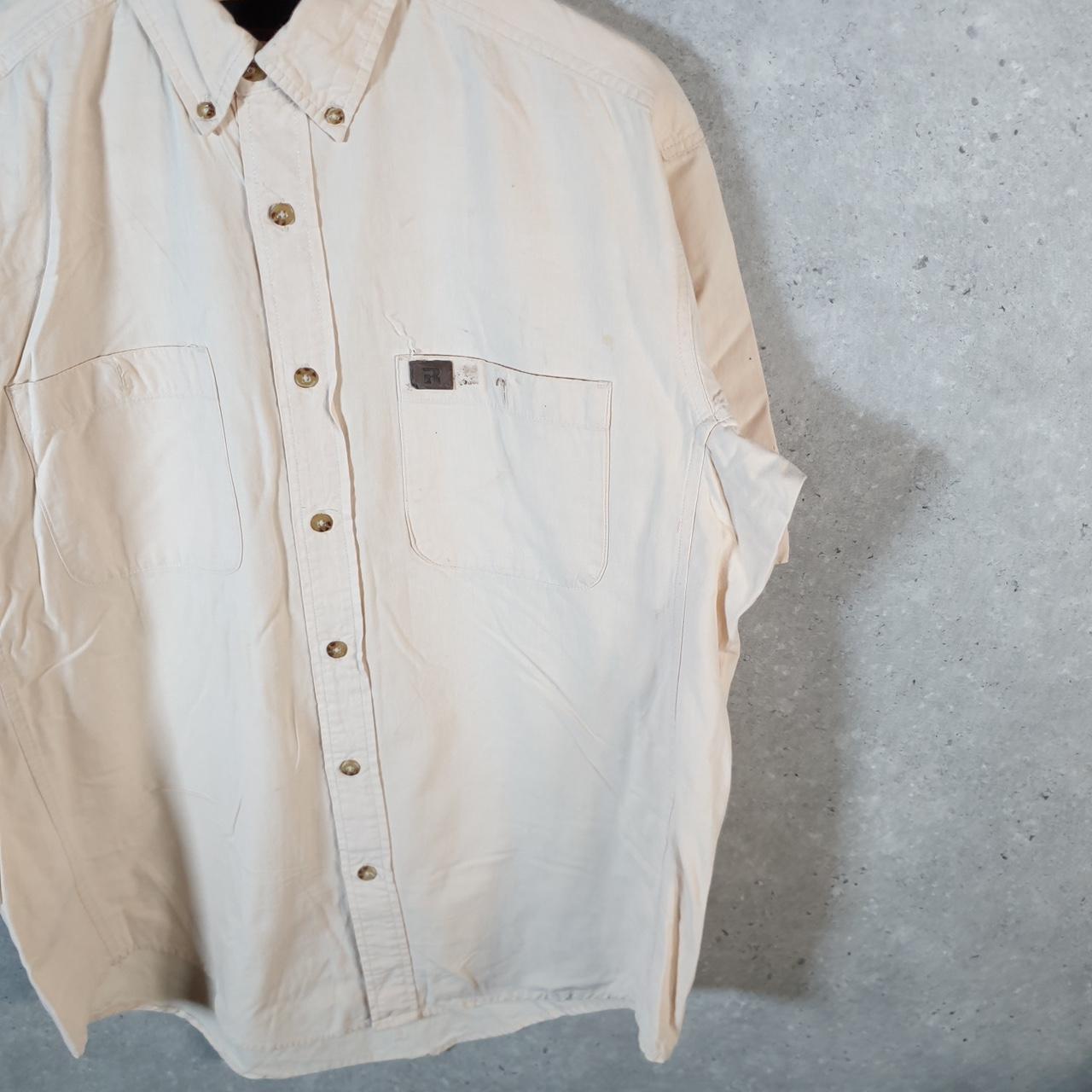 Vintage Riggs Workwear Wrangler Shirt Men’s XL Brown Cotton Custom Fit