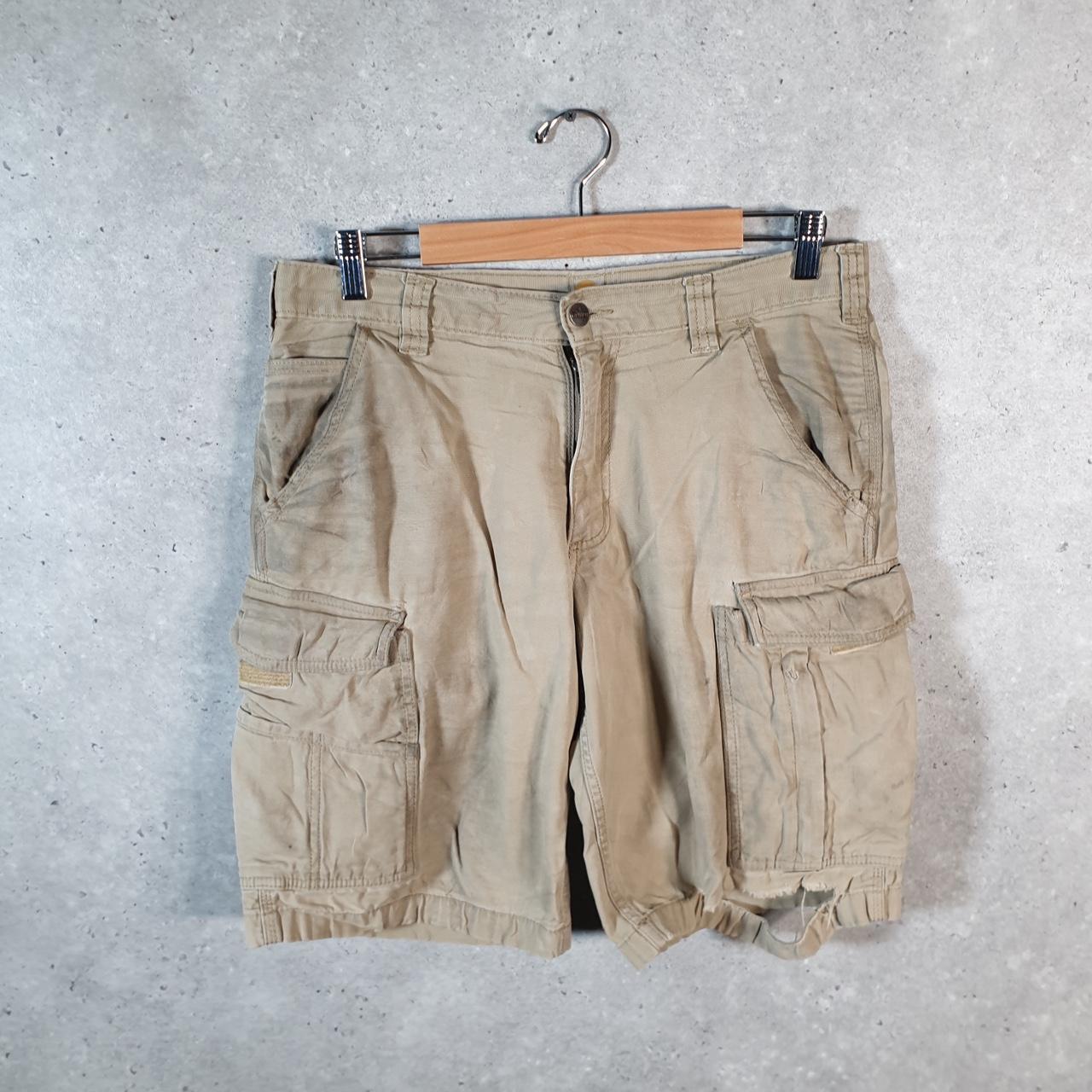 Vintage Carhartt Baggy Carpenter Shorts Jorts Cargo Men’s W32 Brown Relaxed Fit Workwear