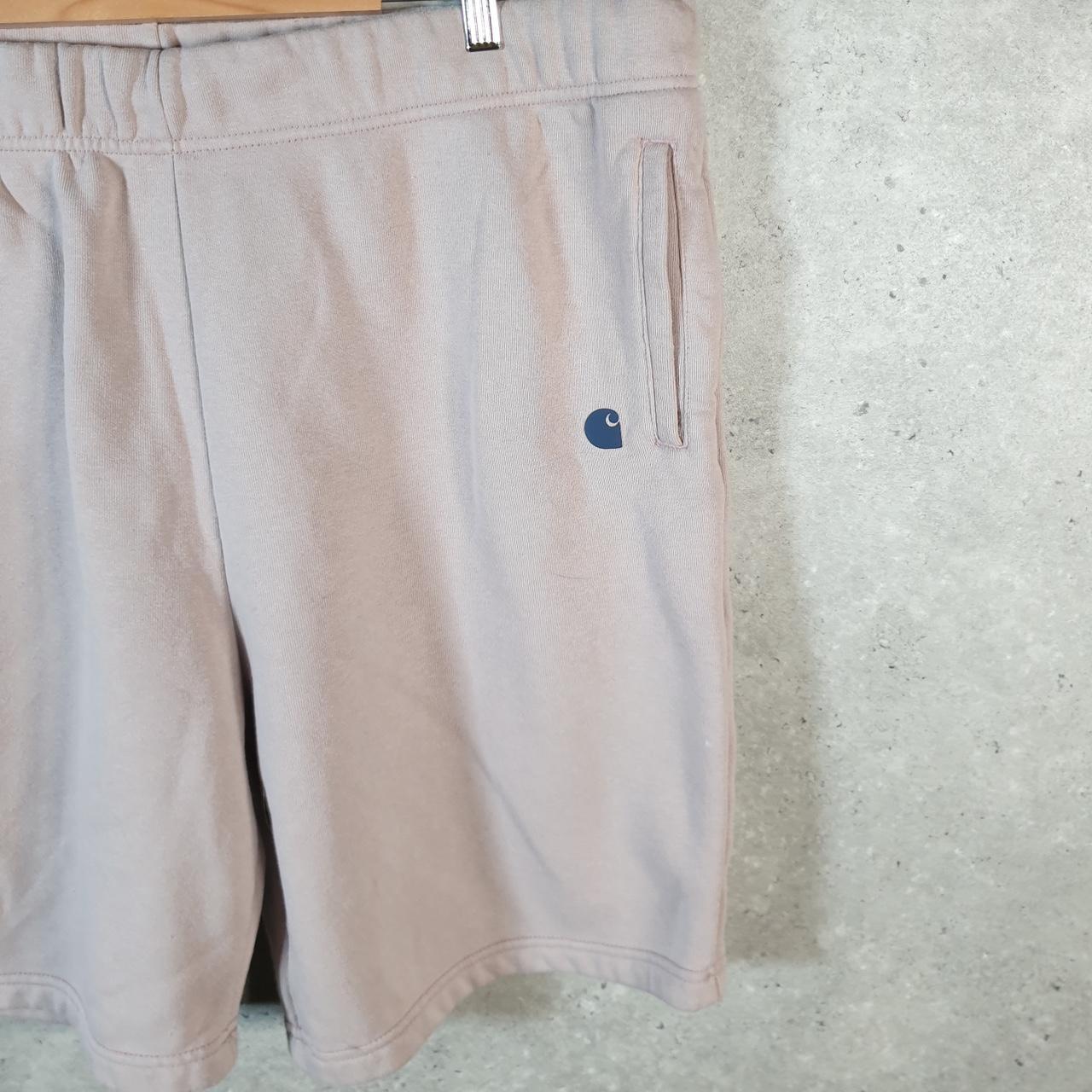 Vintage Carhartt Baggy Sweat Shorts Jorts Cargo Men’s XL Beige Relaxed Fit Workwear