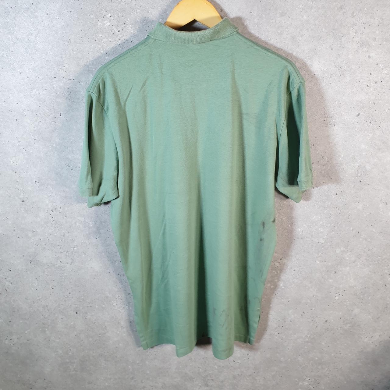 Vintage Ralph Lauren Polo Shirt Men’s Medium Green Classic Fit Embroidered Pony