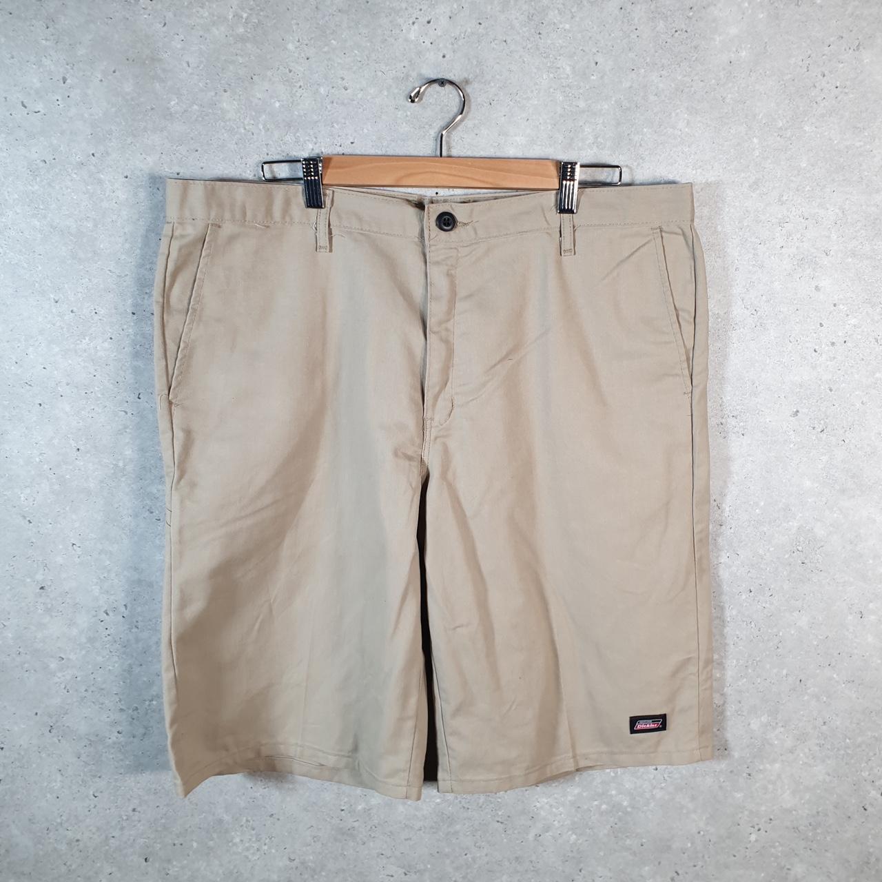 Vintage Dickies Baggy Chino Shorts Jorts Cargo Mens W40 Brown Relaxed Fit