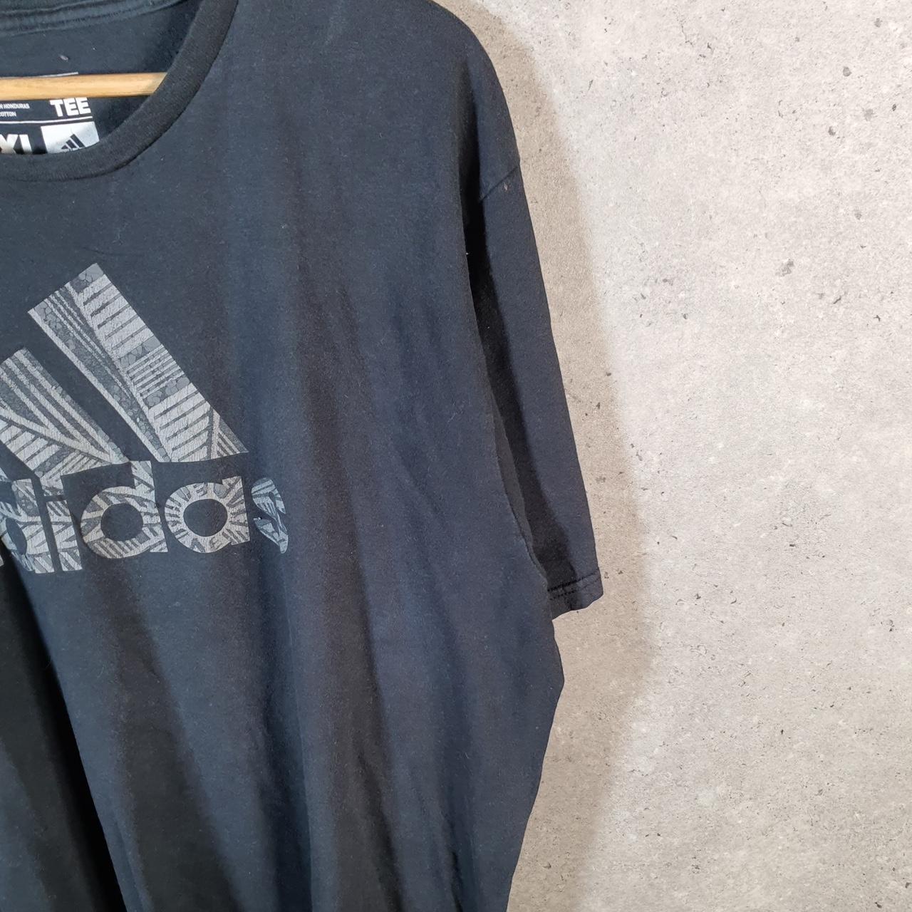 Vintage Adidas Go To Tee T Shirt Men’s XL Black Three Stripes Logo Athletic