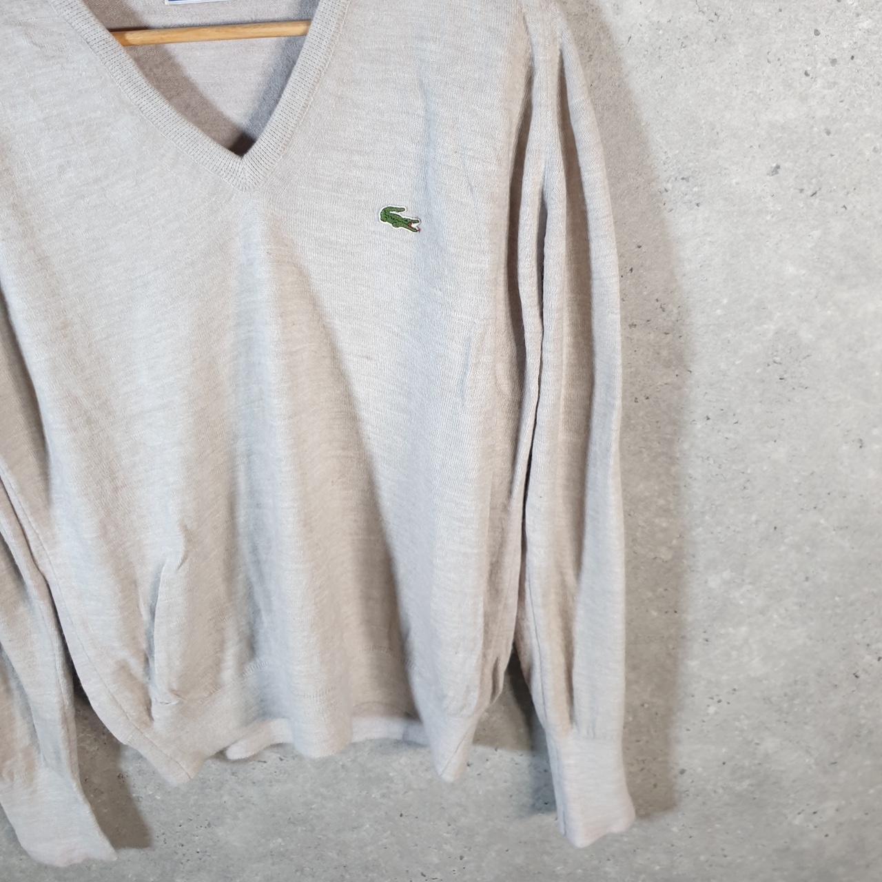 Vintage Izod Lacoste 90s USA Sweatshirt Men’s Large Brown Pullover Logo Y2K Jumper