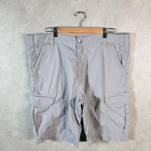Vintage Carhartt Baggy Carpenter Shorts Jorts Cargo Men’s W40 Grey Relaxed Fit Workwear