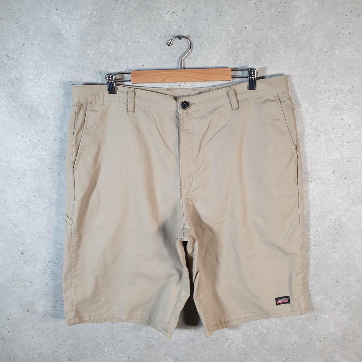 Vintage Dickies Baggy Chino Shorts Jorts Cargo Mens W40 Brown Loose Fit