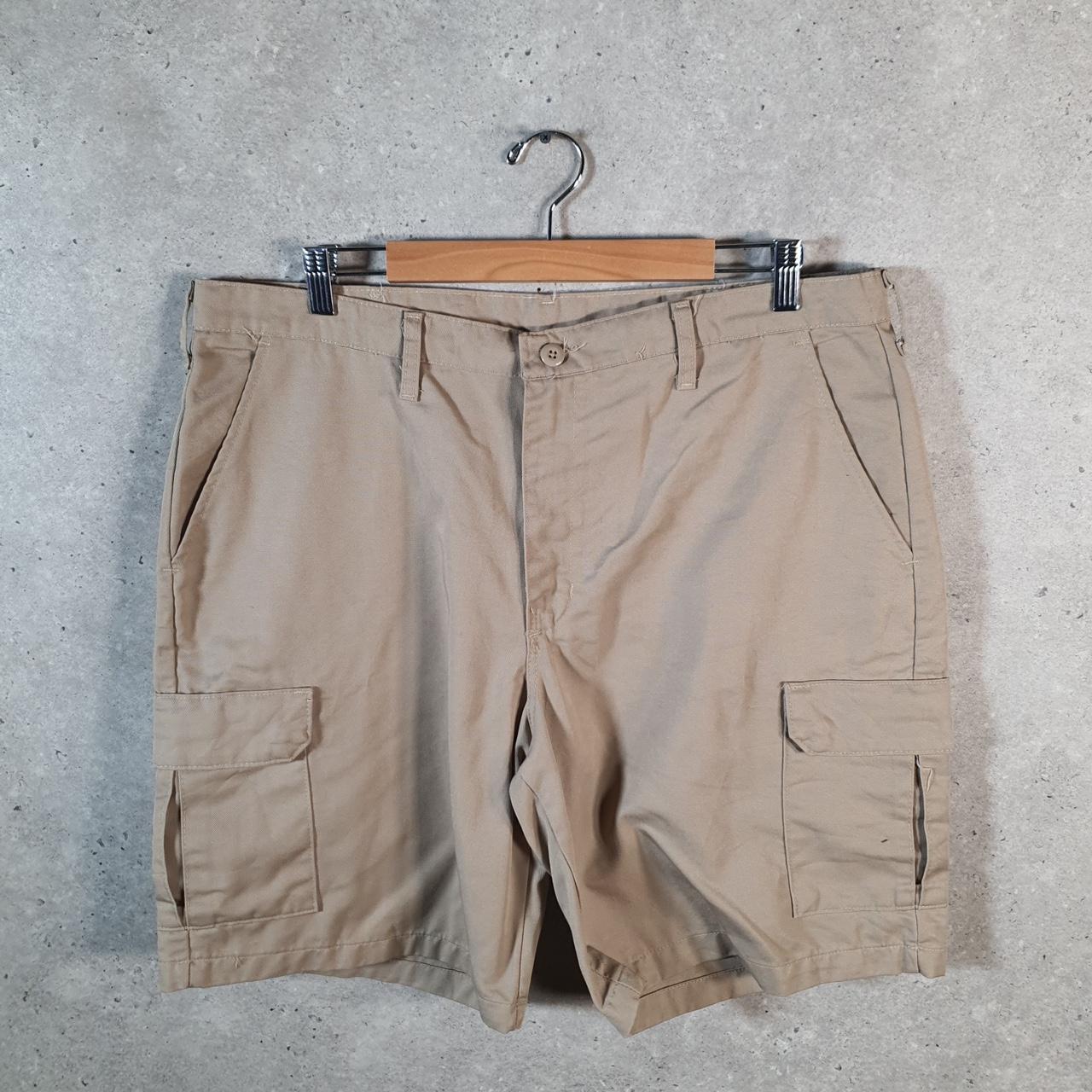 Vintage Red Kap Chino Shorts Jorts Cargo Men’s W38 Brown Baggy Cotton A4453