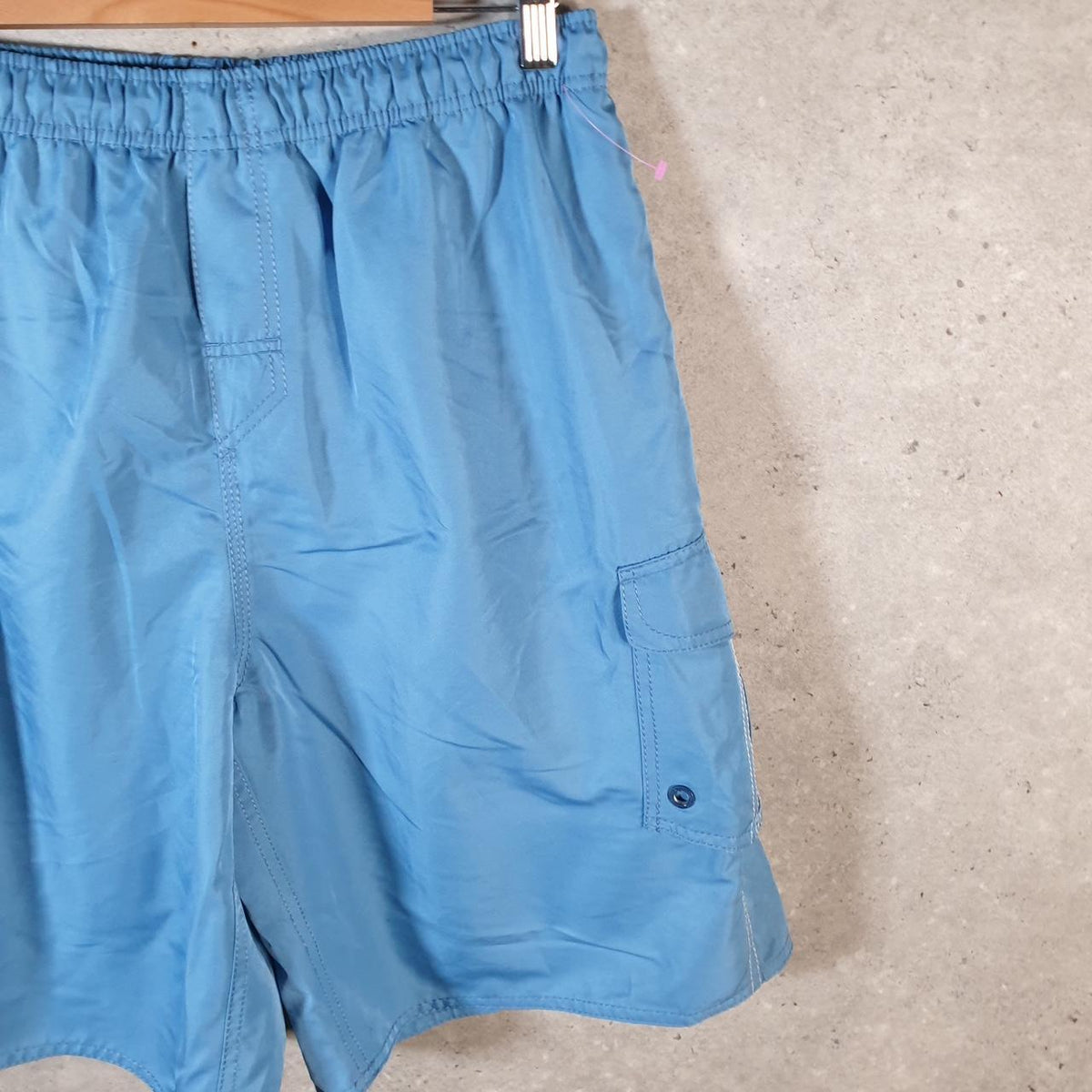 Vintage Quiksilver Chino Shorts Jorts Cargo Men’s Large Blue Baggy Cotton