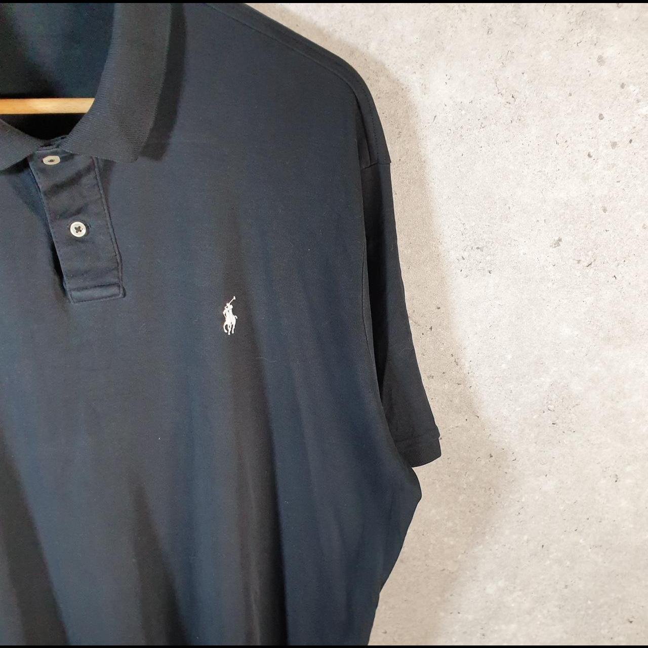 Vintage Ralph Lauren Polo Shirt Men’s XL Black Classic Fit Embroidered Pony