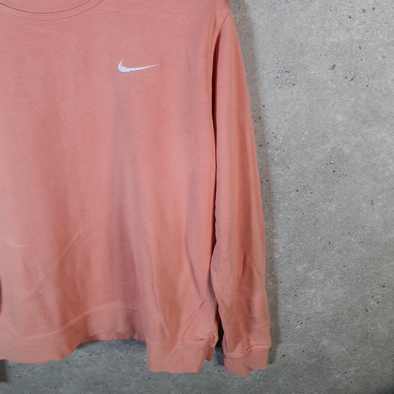 Vintage Nike Club Embroidered Sweatshirt Men’s M Pink Swoosh Y2K Pullover Logo