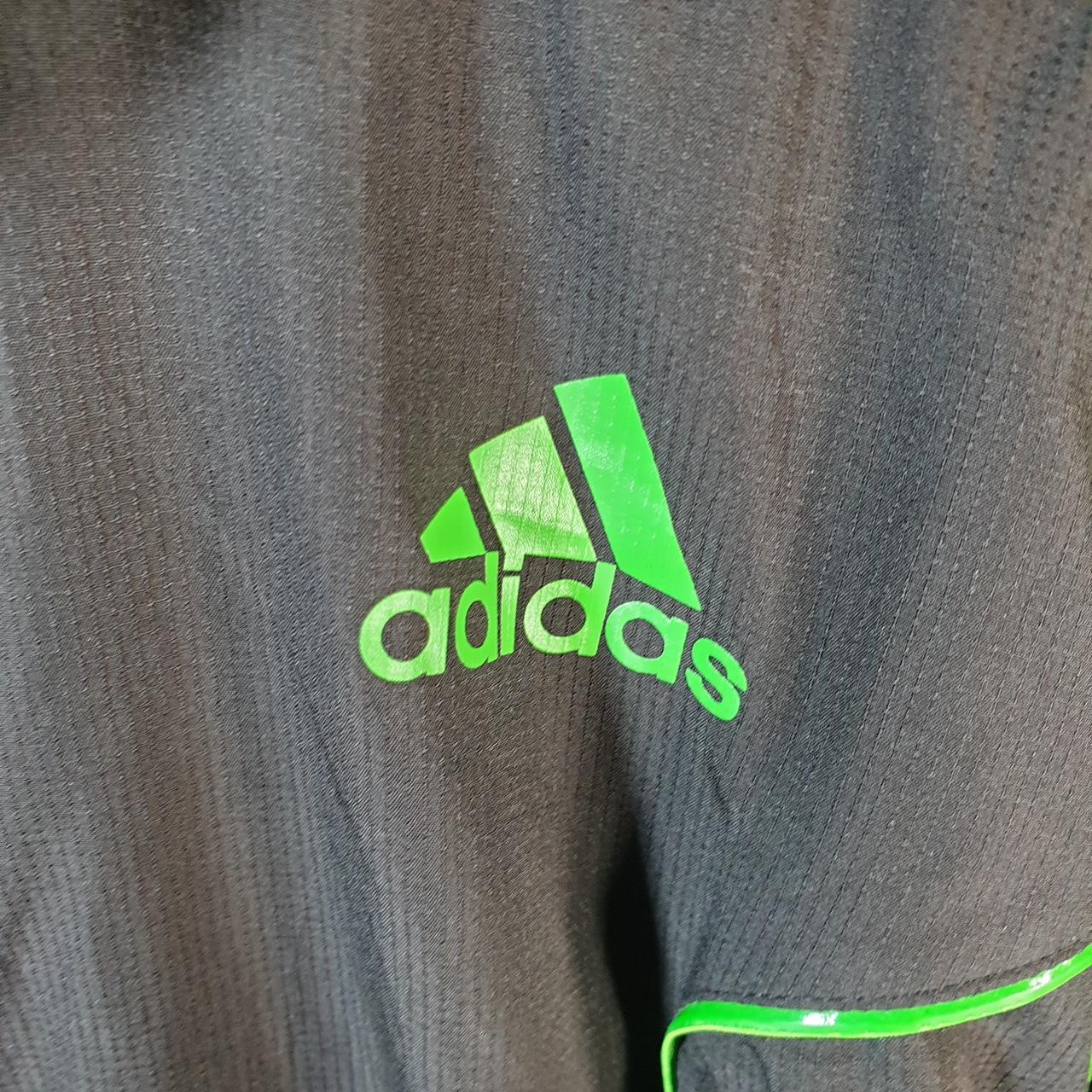 Vintage Adidas Barricade Windbreaker Track Jacket Mens Large Black USA Three Stripes Full Zip