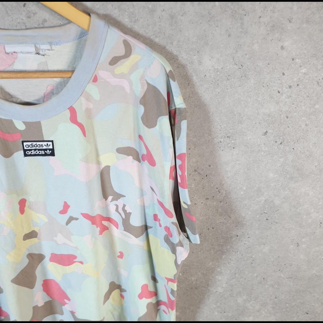 Vintage Adidas Army Camouflage T Shirt Mens Large Camo Trefoil Logo Athletic