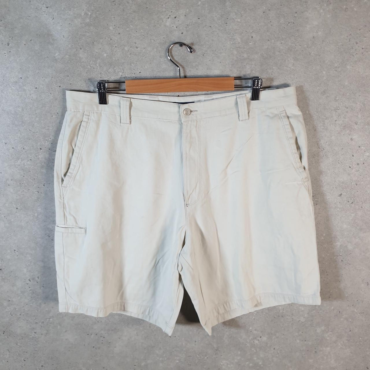 Vintage Dockers Chino Shorts Jorts Cargo Men’s W38 Brown Baggy Cotton