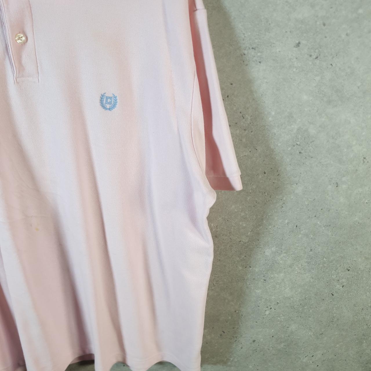 Vintage Chaps Ralph Lauren Polo Shirt Men’s 2XL Pink Regular Fit Embroidered Logo