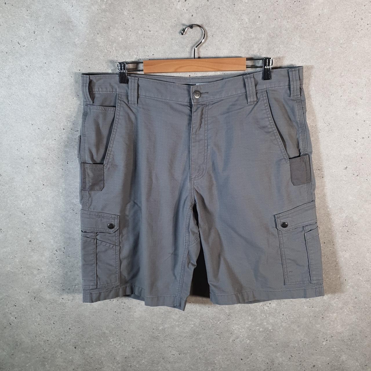 Vintage Carhartt Baggy Carpenter Shorts Jorts Cargo Men’s W38 Grey Relaxed Fit Workwear