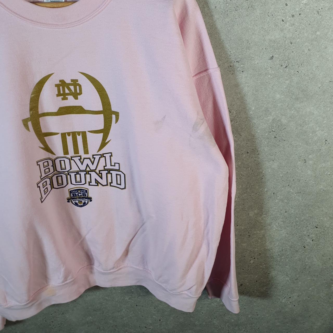 Vintage 2013 Florida Bowl Bound Sweatshirt Mens XL Pink Pullover USA