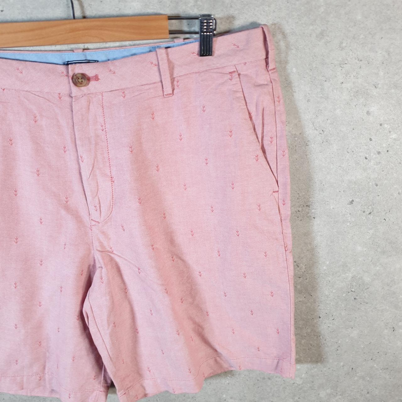 Vintage Izod Shorts Jorts Cargo Men’s W38 Pink AOP Chino Pockets Baggy Cotton