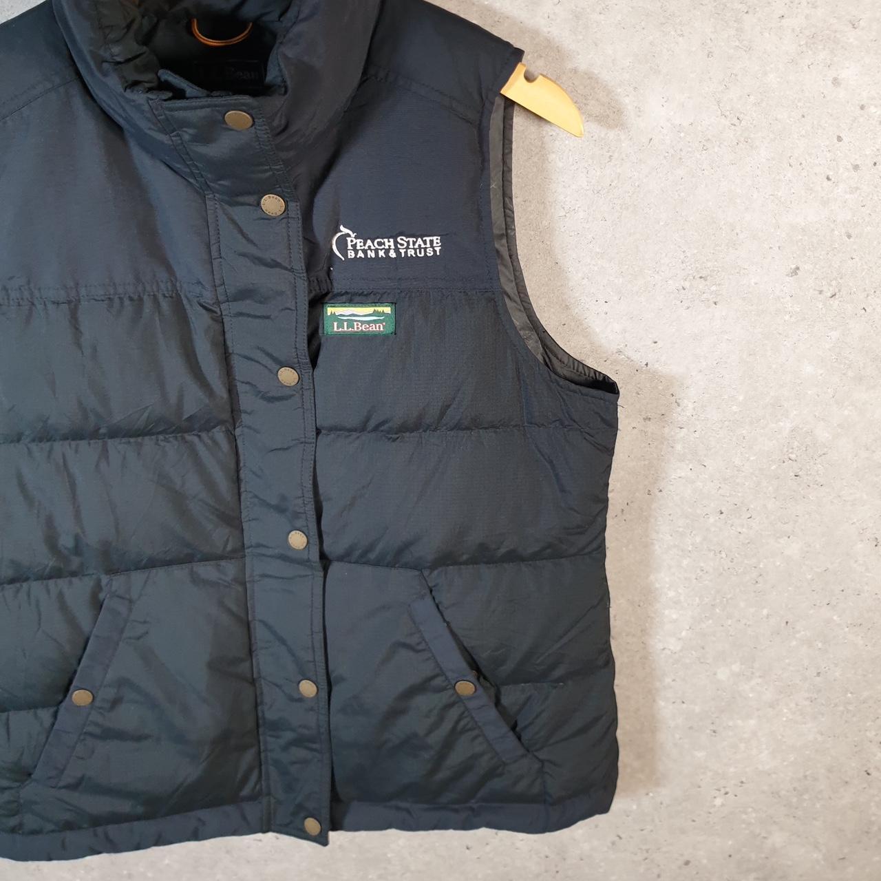 Vintage L.L. Bean Gilet Downtex Puffer Pertex Quantum Jacket Mens S Black Shell