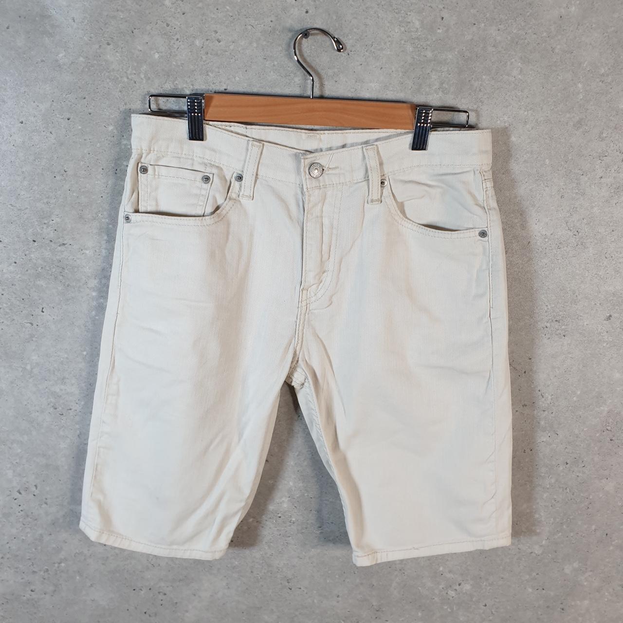 Vintage Levi’s 508 Baggy Shorts Jorts Cargo Mens W29 Beige Relaxed Denim