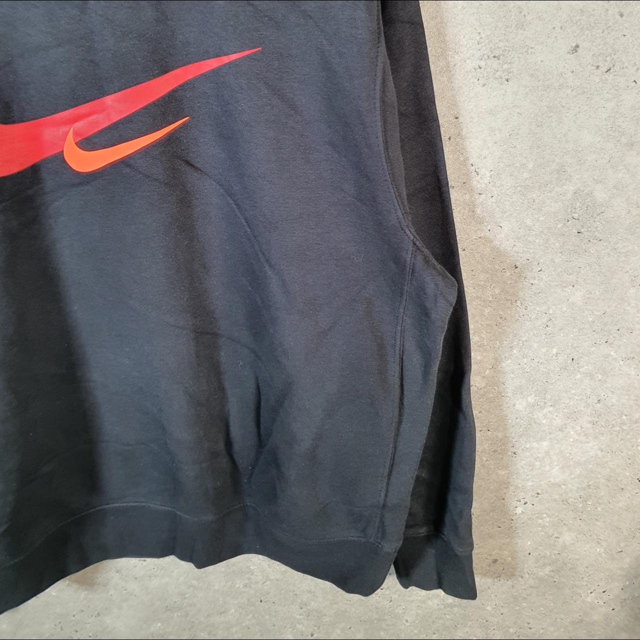 Vintage Nike Just Do It Sweatshirt Mens Medium Black Centre Swoosh Logo