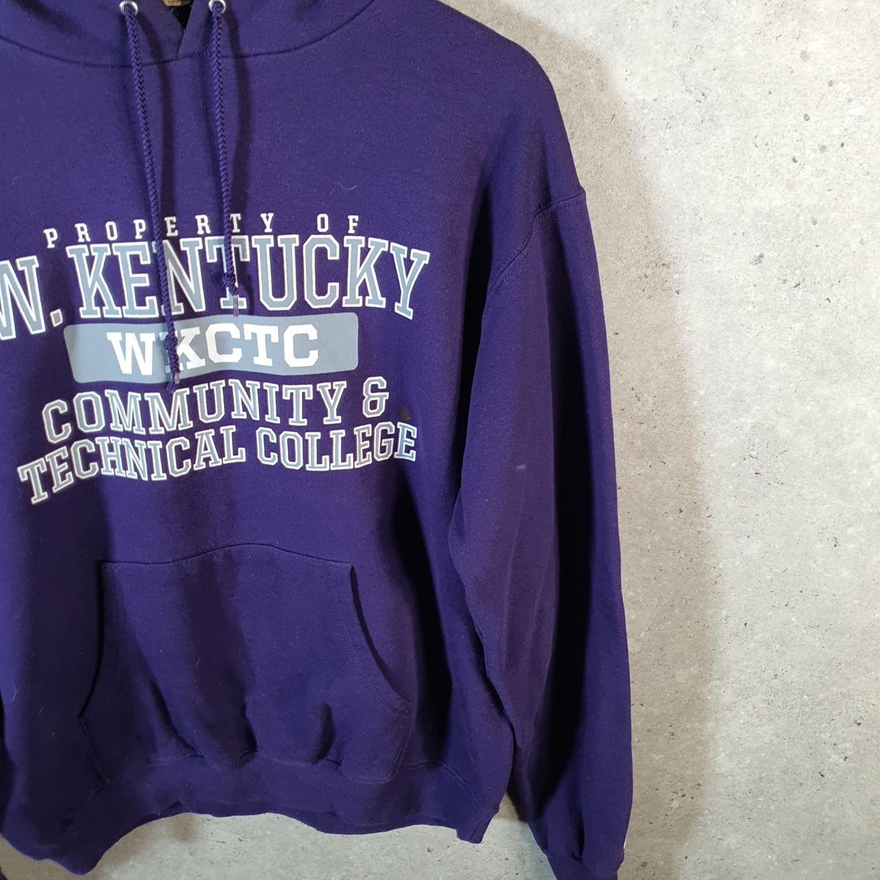 Vintage Champion Hoodie Men’s Medium Purple Pro Sport Pullover Kentucky College